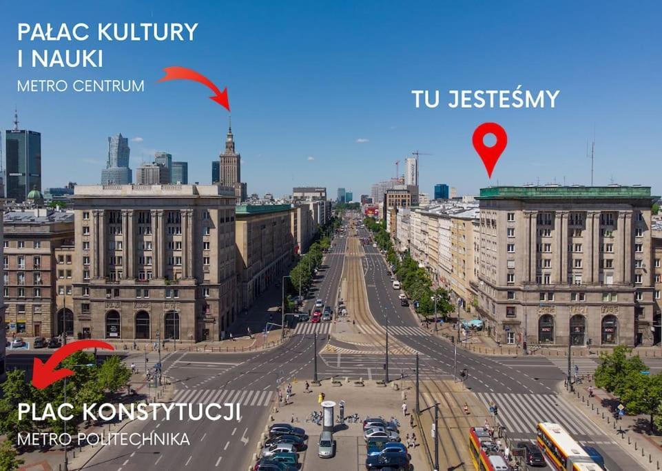 Lux Apartament W Centrum, Plac Konstytucji, Klimatyzacja, Widokowy Apartment Warsaw Exterior photo